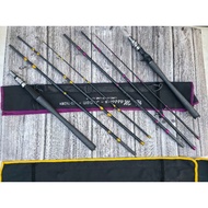 4-piece violent lure rod, 4-piece Massimo lure fishing rod twisted X full body