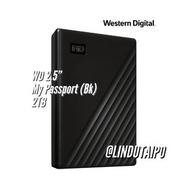【請查詢存貨】全新行貨 - WD My Passport 2TB 2.5" USB3.2 外置硬盤 (黑)