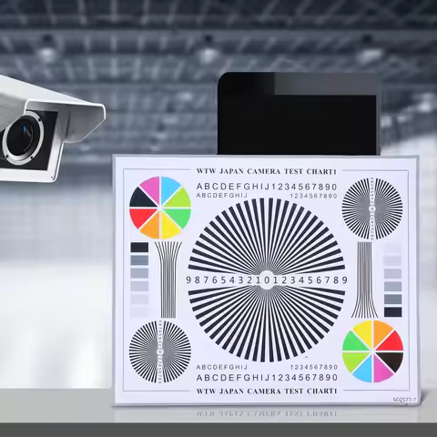 Color Wheel Chart Lens Test Alignment Test Chart Security Camera Calibration Tool Mounting Accessori