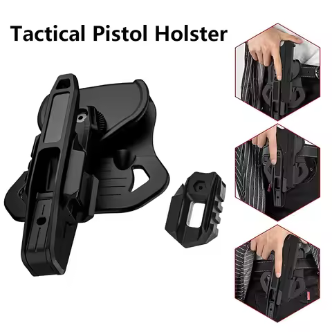 Holster for all Double Stack Glock P80 S&W Springfield Sig Sauer H&K IWI CZ 9mm .40 .357 pistols tha