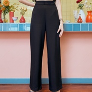 [ส่งฟรี] Miss office กางเกงกระบอกตรงเอวสูง (MP-123)
