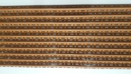 Steel Slotted Angle Bar 1" x 1" x 1.8mm x 10ft  Brown (10 PCS) with FREE Accessories