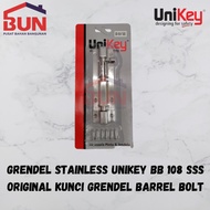 Grendel Stainless Unikey BB 108 SSS Original kunci grendel barrel bolt