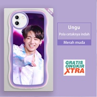 Samsung A02 A04 A03S A04S A04E A03 Core A10S A11 A12 A13 A14 5G A02S M02 Phone Case Pattern Afshapgyjeong Jeon Jung Kook BTS Colorful Wave Boundary CUSTOM SOFTCASE hp jelly cassing Casing oftcase Accessories