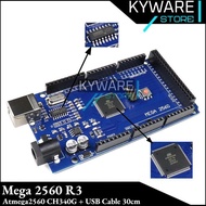 NEWEST - Arduino Mega 2560 R3 CH340 MEGA2560 CH340G 16U2 + USB Cable