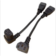 IEC 320 C13 Female C14 Male PDU Angle Wire C13 Adapter C13-C14 10A Converter Plug