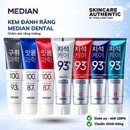 MEDIAN DENTAL IQ 93% Korean Teeth Whitening Toothpaste 4g, 120g