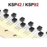 20 cái/lốc ban đầu ksp42 ksp92 KSP 42 92 đi-92 ksp42ta ksp92ta TO92 NPN PNP Transistor mới