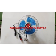 Rotating Portable Car Fan (6" Inches) (Blue) (24V) Fan