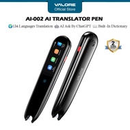 VALORE AI-002 AI Translator Pen | Smart Voice, Text & Scan Translation Pen | Real-Time Multi-Languag
