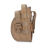 Universal Tactical Gun Holster Right Hand Molle Pistol Holster Combat Airsoft Waist Belt Holster for