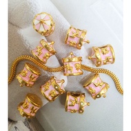 BEADS COROUSELL HARDGOLD PANDORA EMAS 916