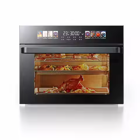 Large Capacity 40L/60L Electric Steamer Oven Single Household Oven Color Screen Integrated Steam Roa