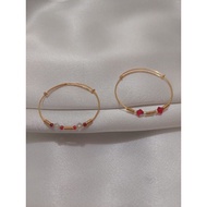 Baby bangle bracelet 1 gram light gold