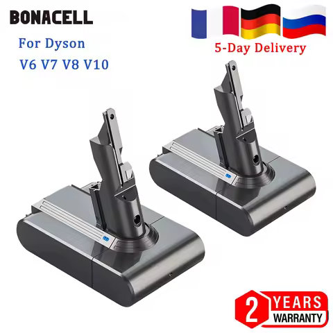 6000mAh For dyson V6 V7 V8 V10 Battery Replacement,SV10 SV11 SV12 SV09 Vacuum Cleaner Battery Power 