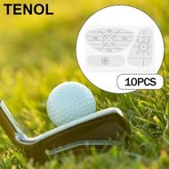 TENOL 10Pcs Golf Tape Label Golf Face Tapes Golf Accessories Accuracy Waterproof Golf Club Removable