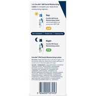 CeraVe PM / AM Facial Moisturizing Lotion | Night Cream Hyaluronic Acid and Niacinamide | Ultra-Ligh