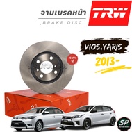 TRW Front Brake Disc VIOS '07> (E J)/YARIS 1.2 '13-/DF4806/255mm/1 Pair
