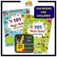 101 Never Bored Magic Math Full Of Mindful Activities Children Book Color Counting Dot Match Object