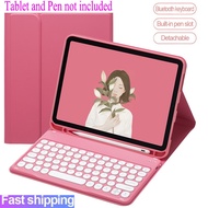 Case with Keyboard For iPad 9.7 10.2 10.9 5th 6th 7th gen 8th 9th 10th Generation for iPad Air 1 2 3 4 5 Pro 11 Mini 1 2 3 4 5 6 Wireless Bluetooth Keyboard Casing Cover