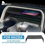 Car Central Control Storage Box For Mazda CX60 2022 2023-2025 CX70 CX80 CX90 2024-2025 Container Int