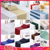 [MIC]☆Satin Table Runner 69" x 12" Solid Color Table Runner Wrinkle Resistant Silky Smooth Table Run