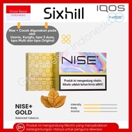 Ready JT Sixhill Nise + GOLD (Balanced Tobacco) Seperti Iqos Heets Compatible With Iqos original - I