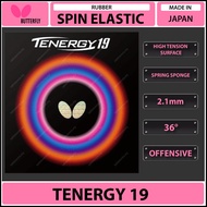 Butterfly Tenergy 19 Spin Elastic Table Tennis Rubber Getah Ping Pong Made In Japan
