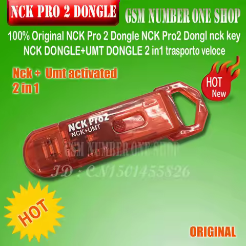 2025 Original New NCK PRO 2 DONGLE / NckPro2 nckkey (NCK+UMT ) 2 in 1 with Sim Smart Card And one ye