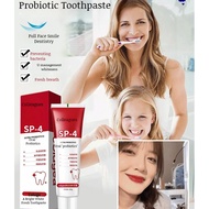 【Stock】[Eliminating Bad Breath]Fresh Whitening Probiotic Toothpaste/SP-4 Shark Probiotic Tooth Whitening Enzyme Toothpaste