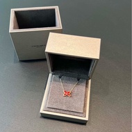 Chaumet尚美liens，紅玉髓鑲鑽項鍊