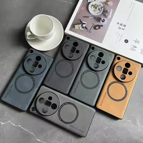 Magnetic Phone Case for OPPO Reno11 Reno10 Reno9 Reno8 Pro Plus Find X5 X6 Pro X7 Ultra Lambskin Tex