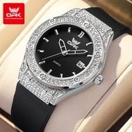 OPK นาฬิกา ผู้ชาย นาฬิกา ผู้หญิง กัน น้ำ ของแท้ 2025 ใหม่ พระคุณ แฟชั่น สายซิลิโคน กันกระแทก ปฏิทิน