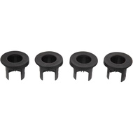 TRQ Rear Parking Assist Sensor Bezel Set Black Compatible with 2017-2019 Ford F-250 Super Duty F-350