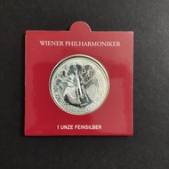 [ SILVER COIN ] VIENNA PHILHARMONIC 1 oz .999 SILVER COIN YEAR 2016~ CONDITION BU