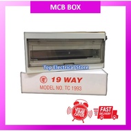 TC SURFACE PVC MCB DB BOX 19-21 WAY CONSUMER UNIT MCB DISTRIBUTION BOX