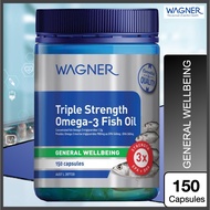 WAGNER Triple Strength Omega-3 Fish Oil [150 Capsules] [Exp 6/26]