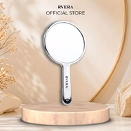 RVERA Cermin Solek Aesthetic Bulat Mudah Alih Saiz Kecil - Silver/Rose/Gold