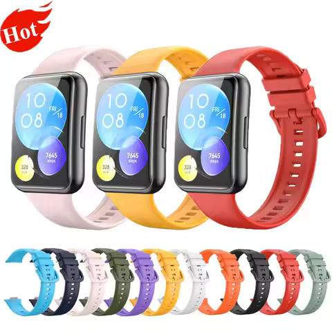 New Strap Silicone Band For Huawei Watch FIT 2 Strap Smartwatch Accessories Replacement Wristband Br