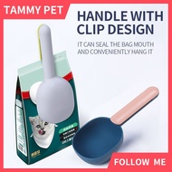 dog food scoop with clip scooper scoop cup pet food scoop fashion color design plastic