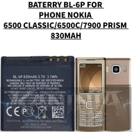 BL-6P BATERRY NOKIA PHONECOMPATIBLE FOR PHONE NOKIA 6500 CLASSIC/6500C/7900 PRISM BATERRY 830MAH
