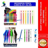 [ST-GR MY] BAILE Mechanical Pencil 2.0MM BL-531 / BL-520 | Pensil Picit Pensil Tekan 2.0MM | 2B Penc