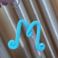 GANTUNGAN Initial Name, Letter Keychain | Alphabet Keychain | Bag Charm