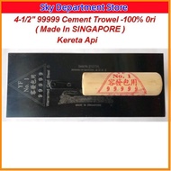 ORIGINAL CEMENT TROWEL 4-1/2" X 11" SINGAPORE TRAIN TROWEL 99999 TROWEL PISAU CEMENT PLASTER YONG FA