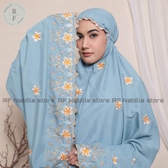 RF Nabilla - COD Mukena Dewasa Bunga Sakura Bordir 3in1 Katun Premium Jumbo