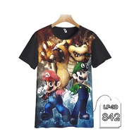 MARIO BROS 3D Printing Children's and Adult's Clothes Super Mario Bros LP3D-842