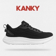 Kanky Yuga Ikebana Black/Grey - Sepatu Sneakers Casual Sport Wanita Dewasa