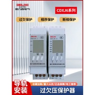 Delisi CDXJ6-1/3 Digital Display Overvoltage Breaking Phase Single Phase Three Phase Unbalanced Phas