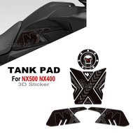 Motorcycle Protector Tank Pad Side Grips Gas Fuel Oil Kit Knee Stickers Decals For Honda NX400 NX500
