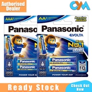 Panasonic Evolta Premium Alkaline Battery 2pc AA & AAA Bateri No1 Longest Lasting Alkaline Extra Pow